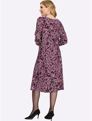 Robe en jersey viscose douce et fluide - taille standard - moda vilona