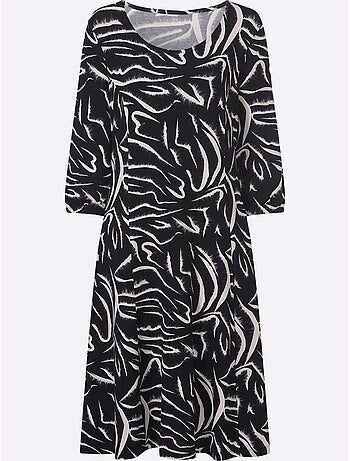 Robe En Jersey Viscose Douce Et Fluide - Taille Standard - Moda Vilona
