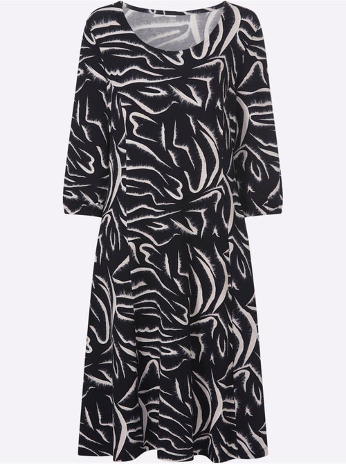 Robe En Jersey Viscose Douce Et Fluide - Taille Standard - Moda Vilona - Kiabi