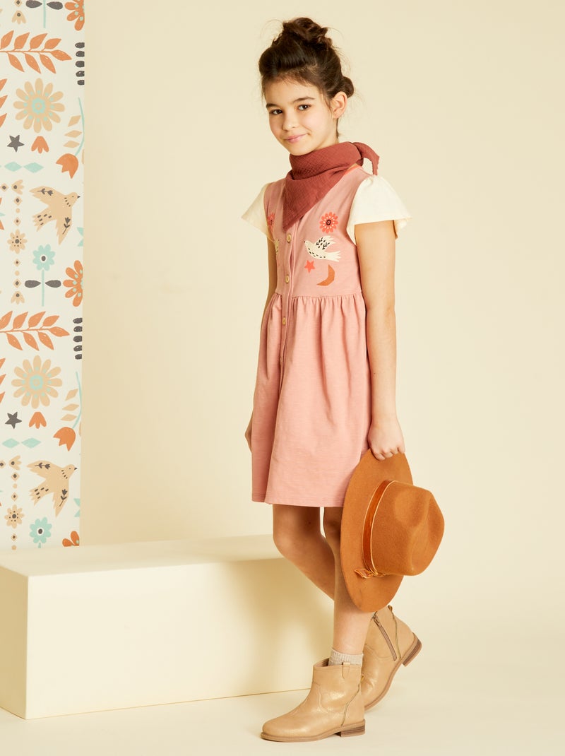 Robe en jersey X Nilac Studio Rose - Kiabi