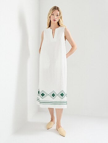 Robe en lin, MO Fashion