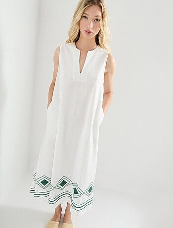 Robe en lin, MO Fashion