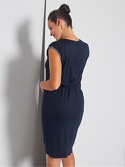 Robe en maille avec détails brillants - Kiabi