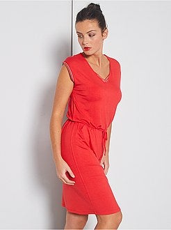 Robe en maille avec détails brillants - Kiabi