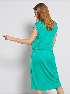 Robe en maille avec détails brillants - Kiabi