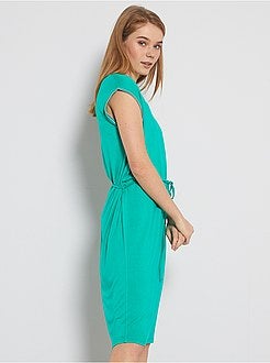 Robe en maille avec détails brillants - Kiabi