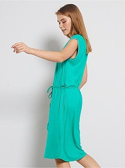 Robe en maille avec détails brillants - Kiabi