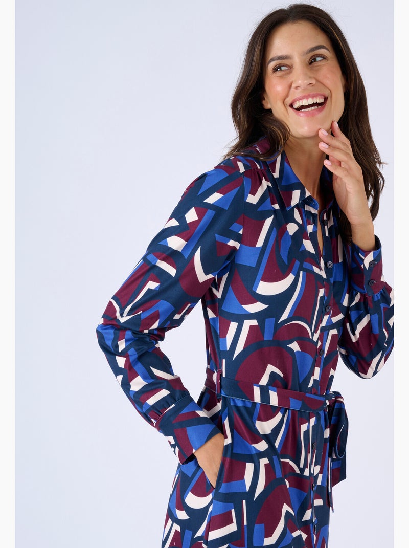 Robe en maille chaude. - Damart Rouge - Kiabi