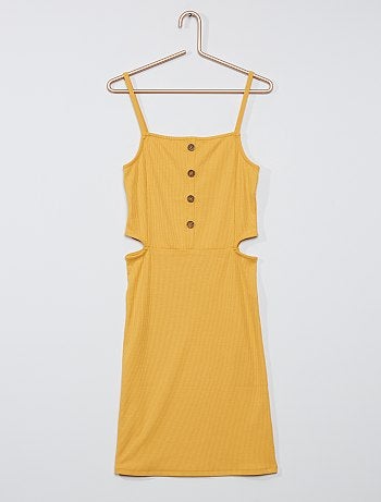 Robe en maille côtelée