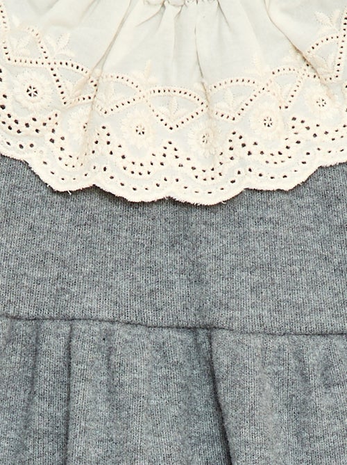 Robe en maille doudou avec col fantaisie - Kiabi Robe en maille doudou avec col fantaisie - Kiabi