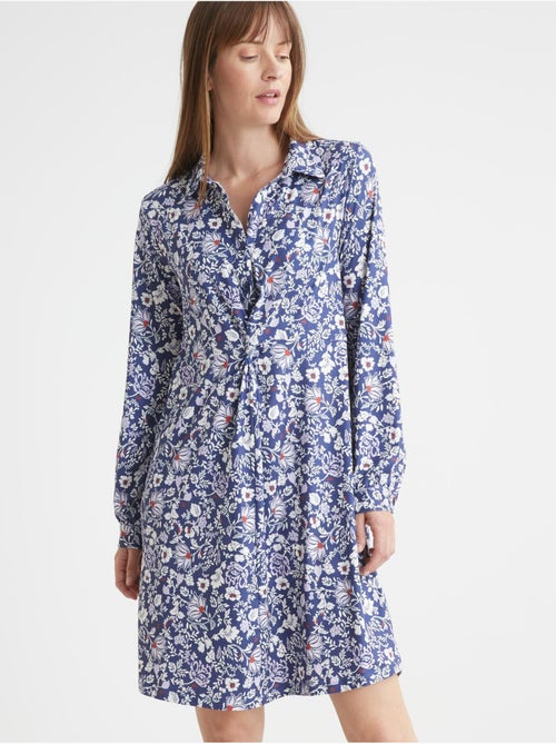 Robe en maille effet noué - DAXON - Kiabi