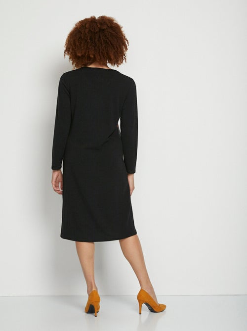 Robe en maille empiècements asymétriques - Kiabi