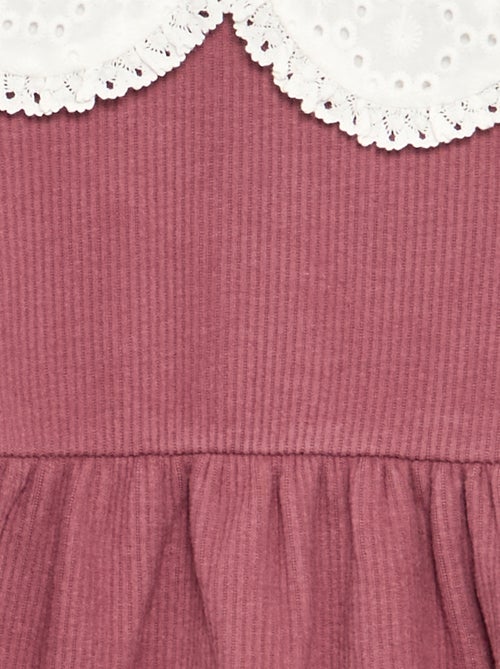 Robe en maille et à manches longues - Kiabi