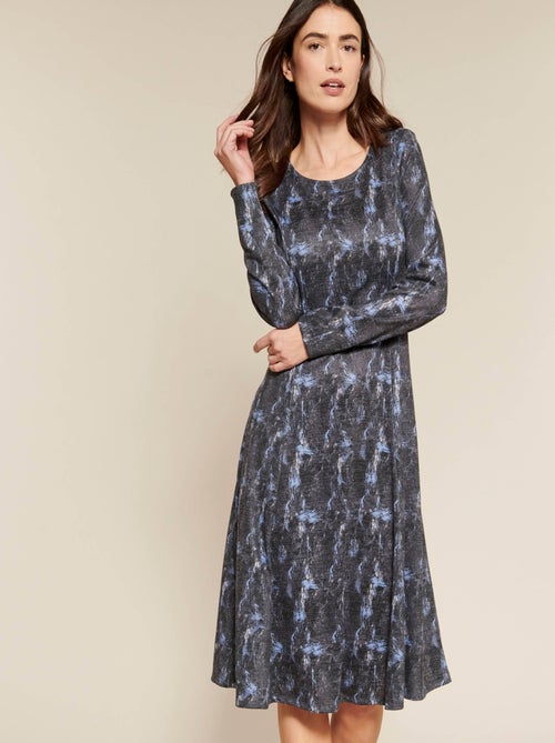Robe en maille évasée  - damart - Kiabi