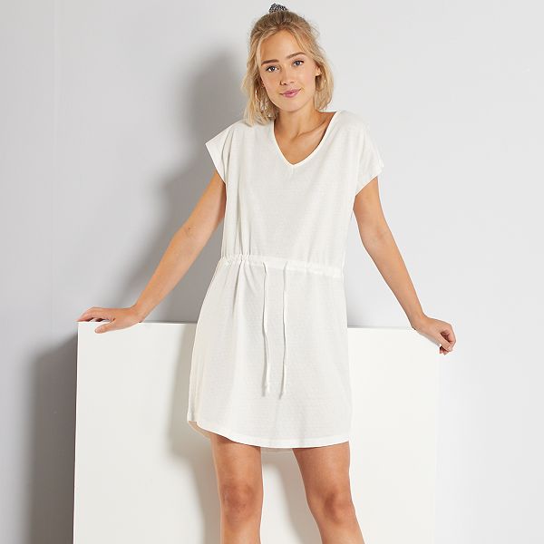 robe blanche kiabi femme