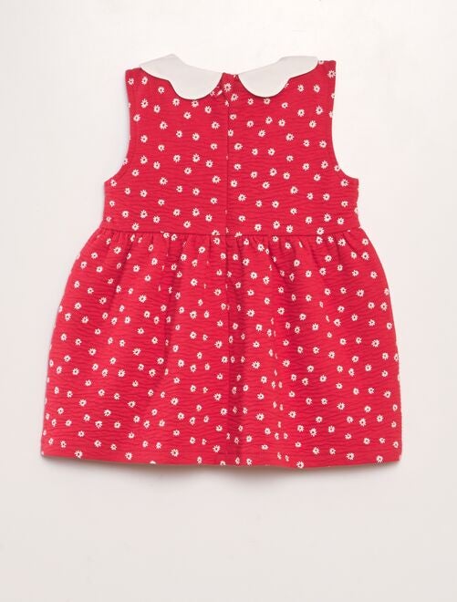 Robe fille col claudine