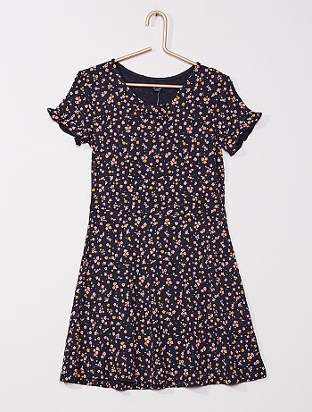 Robe en maille jersey imprimée