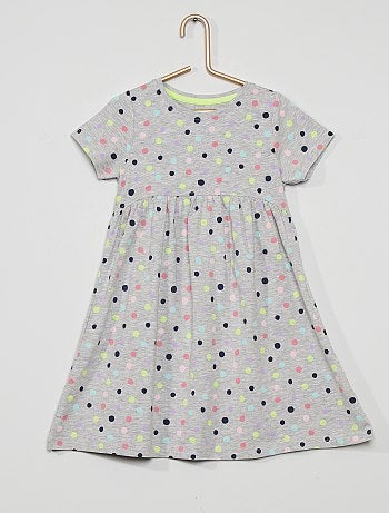 Robe en maille jersey imprimée