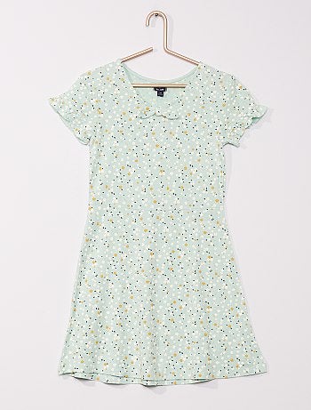 Robe en maille jersey imprimée