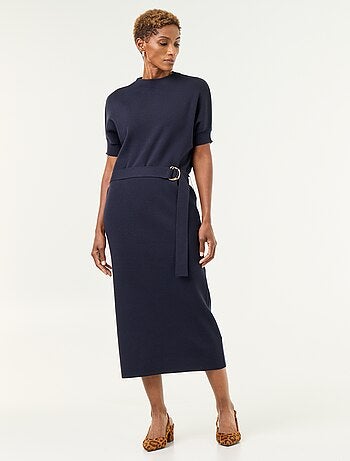 Robe en maille lourde