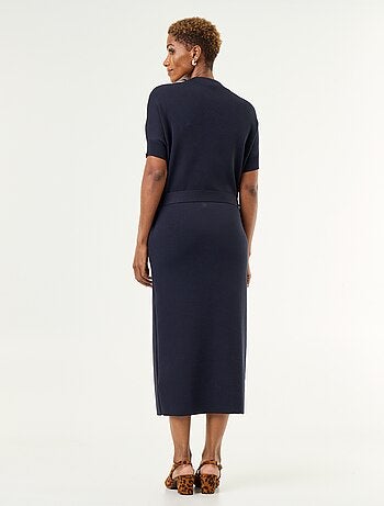 Robe en maille lourde