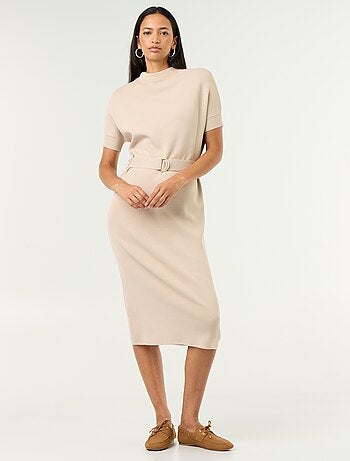Robe en maille lourde