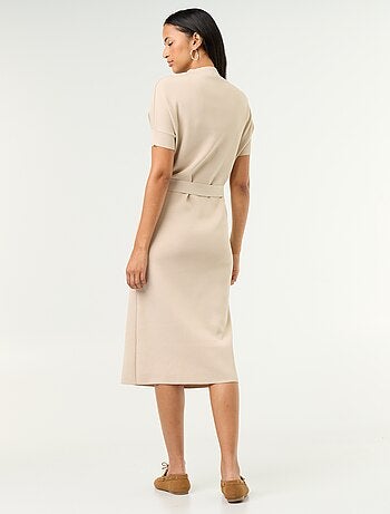Robe en maille lourde