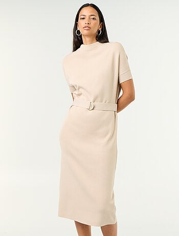Robe en maille lourde