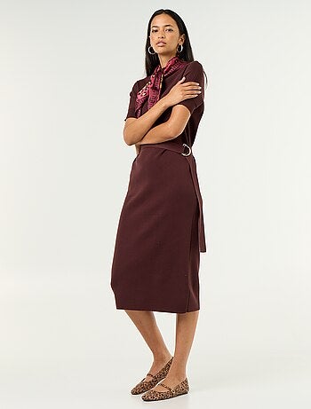 Robe en maille lourde