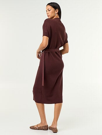 Robe en maille lourde