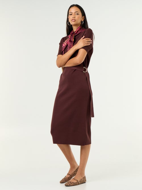Robe en maille lourde - Kiabi