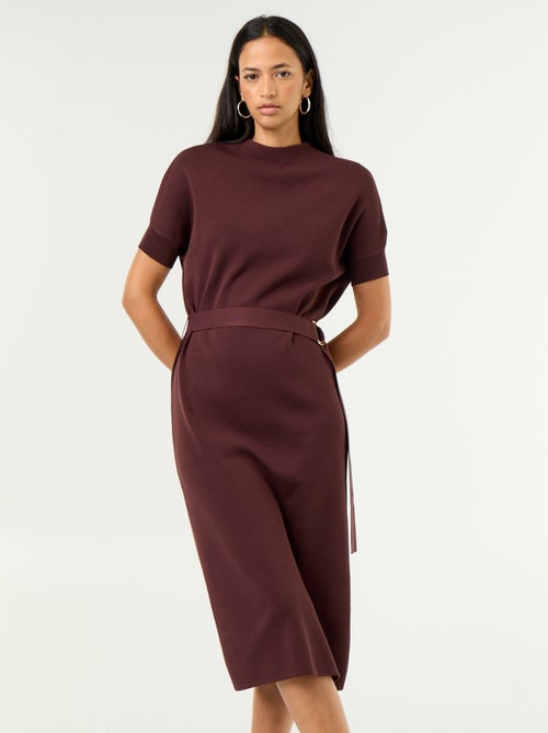 Robe en maille lourde - Kiabi
