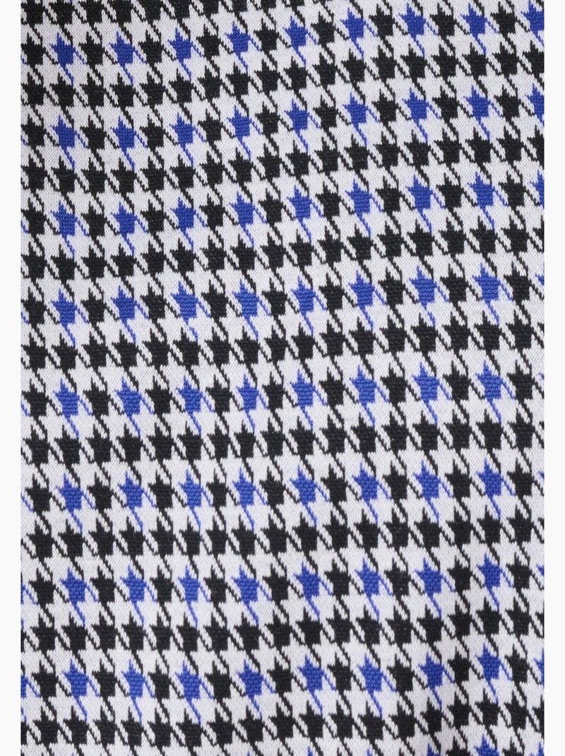 Robe en maille milano jacquard - Damart Bleu - Kiabi