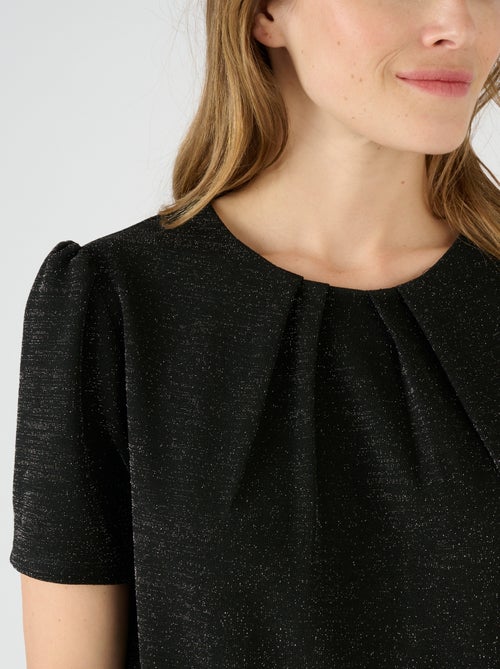 Robe en maille scintillante - Damart - Kiabi