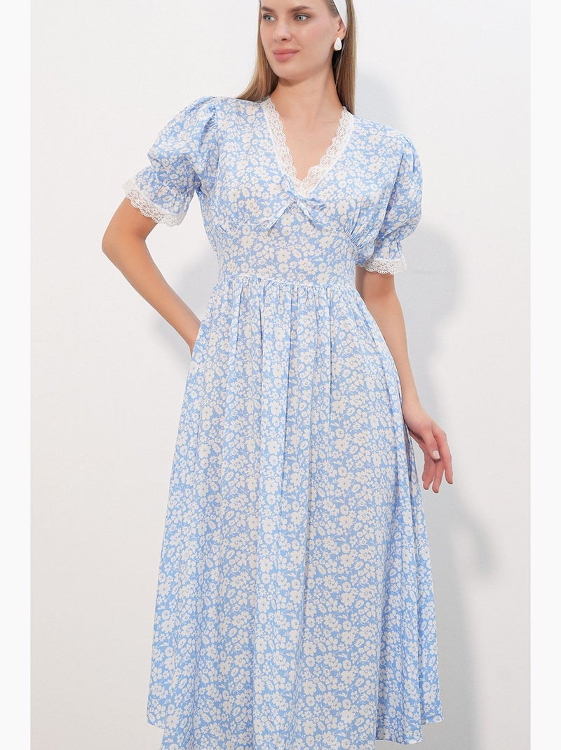 Robe en maille viscose bdart Bleu ciel - Kiabi