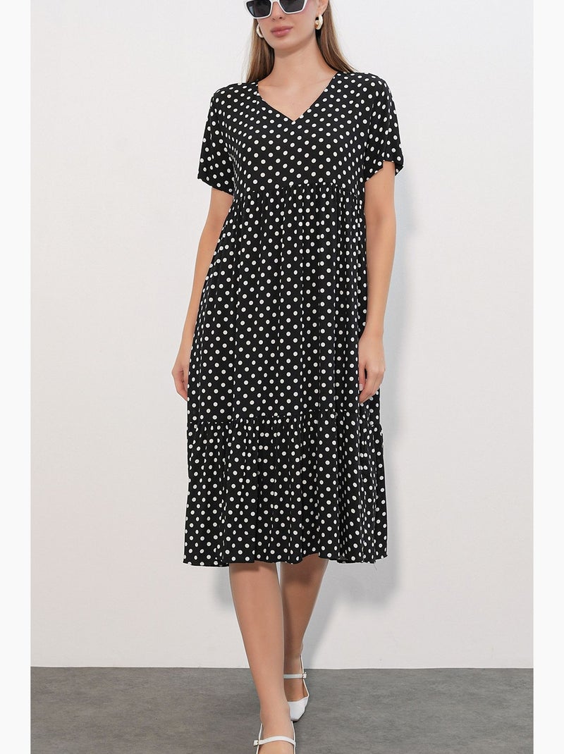 Robe en maille viscose bdart Noir - Kiabi
