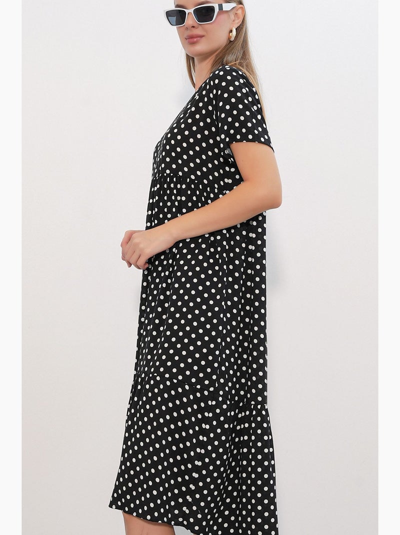 Robe en maille viscose bdart Noir - Kiabi