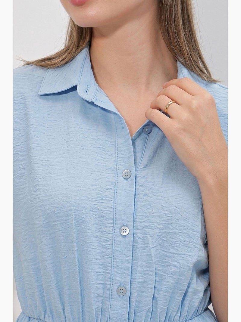 Robe en maille viscose et nylon bdart Bleu ciel - Kiabi