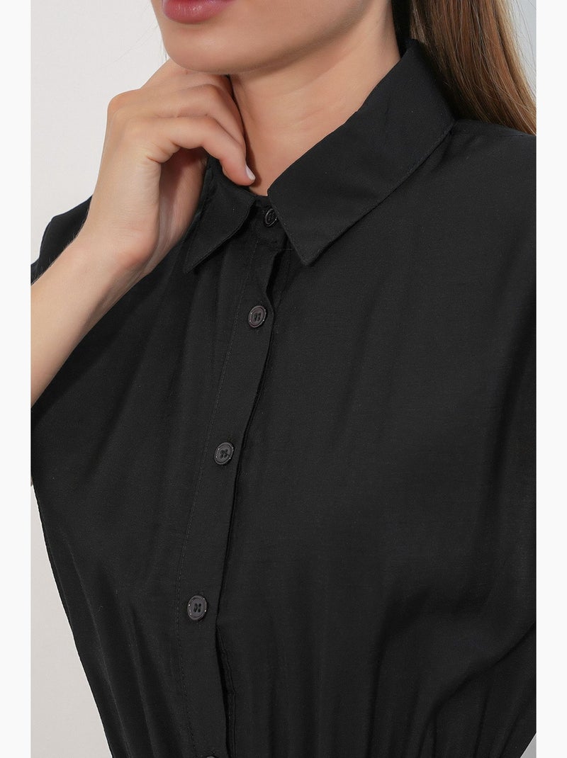 Robe en maille viscose et nylon bdart Noir - Kiabi