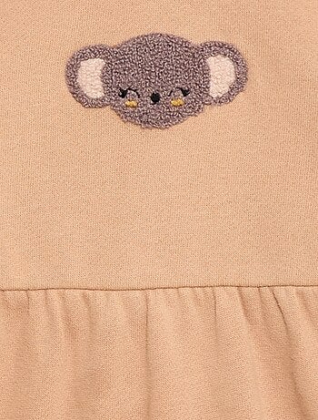 Robe en molleton animée