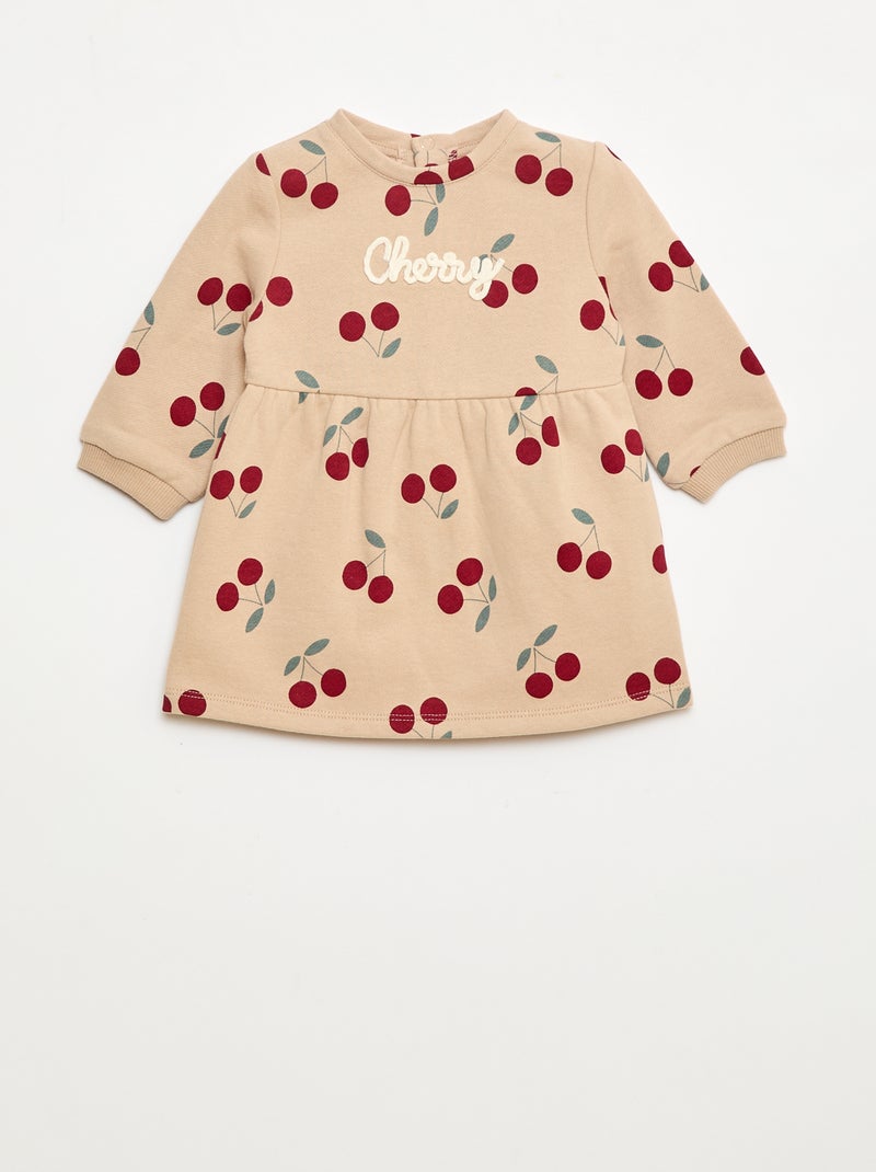 Robe en molleton animée Blanc - Kiabi
