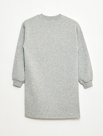 Robe en molleton avec animation sequins pailletés