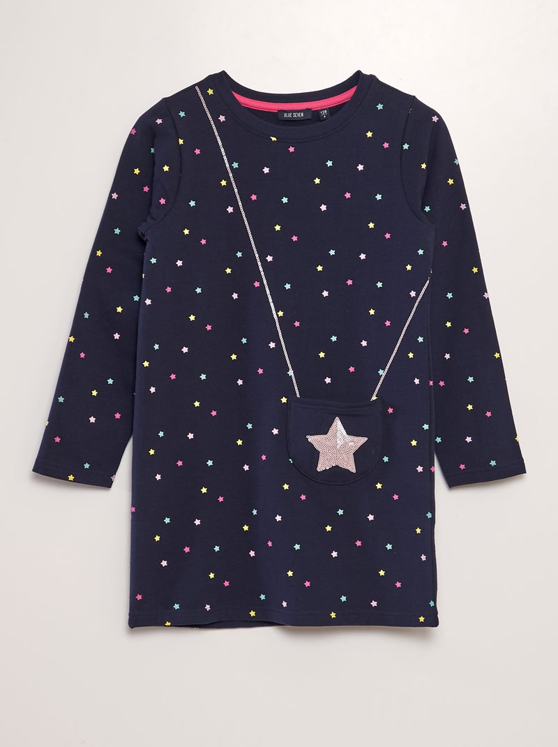 Robe en molleton Bleu - Kiabi