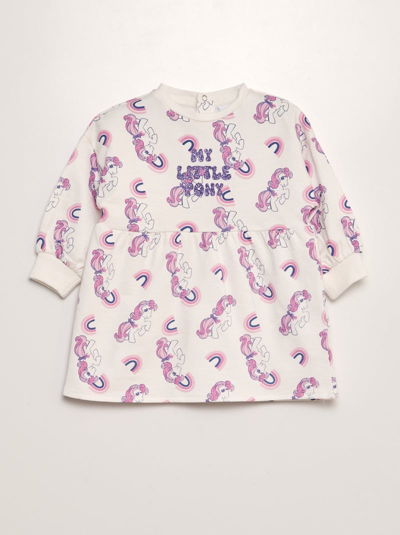 Robe en molleton 'My Little Poney' Rose - Kiabi
