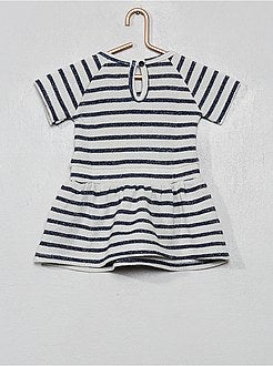 Robe en molleton pailletée - Kiabi