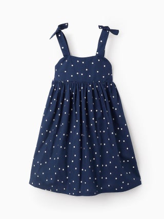 Robe en Popeline à Pois