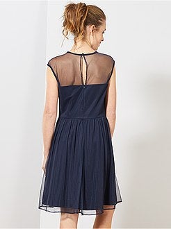 Robe en résille effet bustier - Kiabi