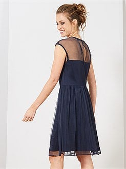 Robe en résille effet bustier - Kiabi