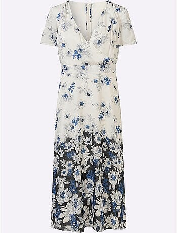 Robe En Satin Bordures à L'imprimé Dégradé - Taille Standard - Witt
