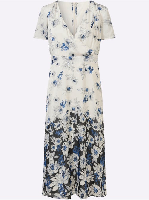 Robe En Satin Bordures à L'imprimé Dégradé - Taille Standard - Witt - Kiabi